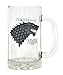 Produktbild Game of Thrones Glas-Bierkrug Winter Is Coming