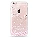 Price comparison product image Samidy iPhone 7 Case, iPhone 7 Cherry Leaf Falling Case, Clear Silicone Back Cover for 4.7 inches iPhone 7 with a Screen protector and Phone Bracket