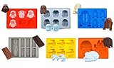 Juego de 6 piezas hecha de 100% de la categoría alimenticia de silicona pura (sin rellenos de plástico), BPA, no tóxico