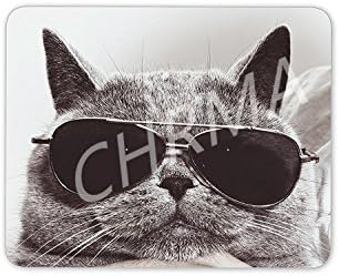 CHRMA Gaming Mouse Pad 9.25 x 7.75 Inches Funny Cool Cat Mouse Mat Pad Funky Mum Sister Auntie image 17