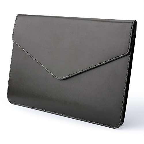 Tisino wasserabweisend Slim Fit tragbar Leder Laptop Sleeve Envelope Case für MacBook Air 13,3/MacBook, MacBook Pro, MacBook Air 13/Pro Zoll Sleeve, iPad Pro 12,9 Sleeve