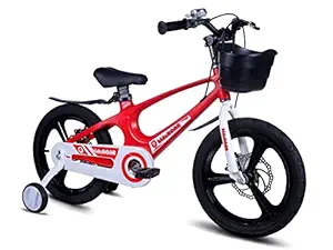 KidsROAR Bicycle for Kids for 3 Years to 5 Years with Alloy Magnesium Frame Wheel Size 16T (16inches) with MagWheel and Dual Disc Breaks -Lifetime Frame Warranty