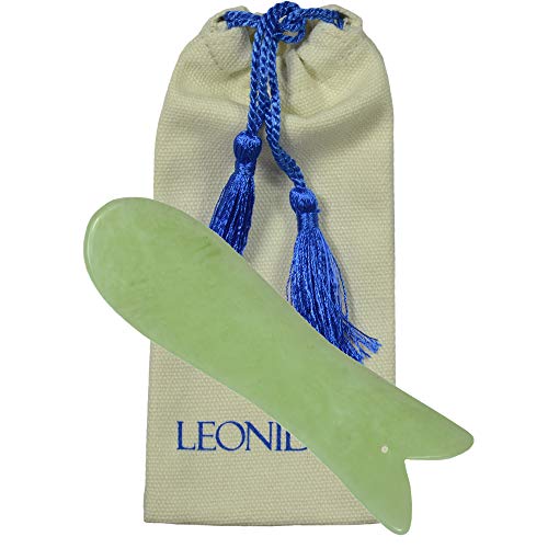 Gua sha aplicador de jade forma de pescado 11,5 x 3,5 cm para masaje - Leonidov