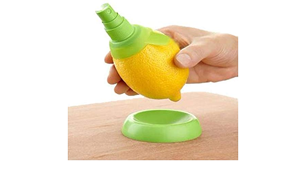 Aiqi Zitronenspruhgerat Gadget Citrus Sprayer Set Limettensaftpresse Extraktor Fur Gemusesalate Meeresfruchte Und Kochen Modisches Kuchengerat Gelb Amazon De Alle Produkte