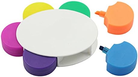 JYSPORT Highlighter, Colour Markers Pens, Great Kids Permanent Pens For Colouring and Study Supplies (sun flowers)