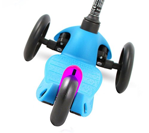 Kinderroller Mini Micro Sporty Scooter in neon blau - 2