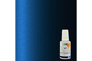 CARSKY Stylo retouche peinture carrosserie compatible avec Dacia Bleu Cosmos RPR (flacon pinceau 20ml) + vernis brillant (flacon pinceau 20ml)