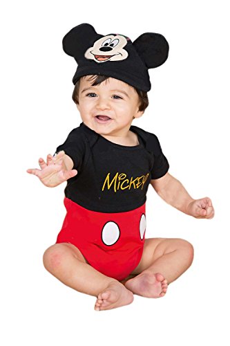 Disney Bodysuit And Hat - Mickey Mouse -Size - 6-9 Months