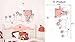 Revesun Removable Pink bear Wall Sticker home docor girl nursery room baby wallpaper