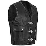 ⭐⭐⭐⭐⭐ DETAILS UND HIGHLIGHTS ➜ Womit Deine Lederweste punktet ist der Karabinerverschluss, der auf jeden Fall auffällt. Mit einer aufwendigen Zierstichnaht haben wir zudem die Kanten vernäht. Ansonsten ist Deine Weste schlicht gehalten, damit Du ihr Deine ganz persönliche Note geben kannst. Kleinere Dinge wie Schlüssel, Handy und Geldbörse können ganz einfach in den zwei Innentaschen verstaut werden. 