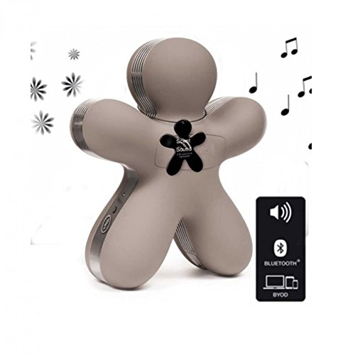 Mr & Mrs Fragrance George Diffusore elettronico di fragranze, Colore Grigio/Tortora