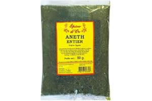 Aneth Feuilles 50g - Epice d'Or, Parfum Intense, Parfait pour Sauces, Salades et Marinades, 100% Naturel