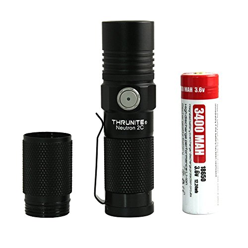 ThruNite® Neutron 2C V3 Handheld LED-Taschenlampe mit USB Interface Cree XP-L V6 LED Max 1100 Lumen mit Extension Tube Run auf 1 x 18650 Akku (Batterie Included) (Neutron 2C V3 KaltWeiß) - 5