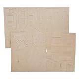 SODIAL (R) Kinder 3D Holz Land Station Modell Puzzle Spielzeug Construction Kit Geschenk - 3