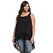 Oyedens Women Plus Size Chiffon Sleeveless Blouse Ladies Loose Casual Vest Tank Top (XXL)