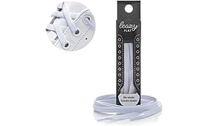 leazy flat - Les Lacets Plats &Eacute;lastiques avec Crochets de Fixation pour Enfants et Adultes.