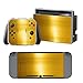 Produktbild Chickwin Switch Design Folie Aufkleber Sticker schützende Haut Schale für Nintendo Switchund 2 Thumb Grips (Gold)