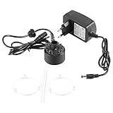 Diffuseur Brume Machine Trilogie Brumisateur Diffuseur 12 LED Avec Adaptateur d'Alimentation 110 ~ 240V(220V)