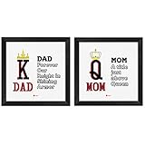 Indigifts Synthetic Wood Home Decor Poster Frame(6X6 Inches, White) - Set of 2
