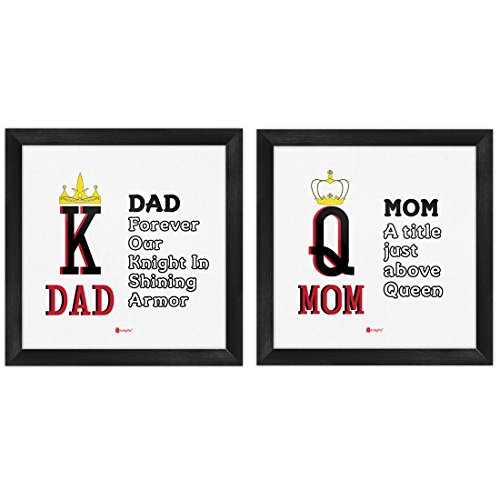Indigifts Synthetic Wood Home Decor Poster Frame(6X6 Inches, White) - Set of 2