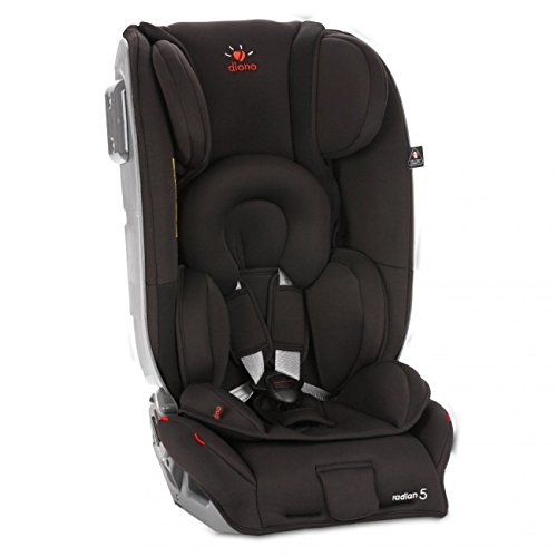 Diono Radian 5 - Silla de coche, Grupo 0+/1/2/3 (hasta 36 Kg), Negro (Midnight Black)