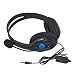 Produktbild Nowakk Wired Gaming Headsets 40 mm Driver Bass Stereo-Kopfhörer mit Mikrofon für Sony PS3 PS4 Laptop PC Gamer Kopfhörer
