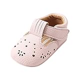  MK MATT KEELY Baby Mädchen PU Turnschuhe Kleinkind Säugling Sommer Hohl Mary Jane Schuhe Sandalen,Pink,6-12 Monate