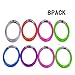 Produktbild 8 Stück LED blinkt Armband, TKSTAR Reflektierende Led Armbänder Reflektor Kinder Nacht Sicherheitslicht für Hochzeiten Geburtstage Feiertage Konzert Party Favors Lustige Kinder Spielzeug Laufen Joggen