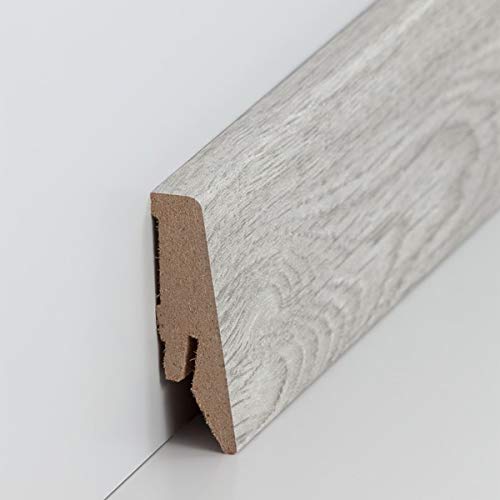 Preisvergleich Produktbild Fußleisten / Sockelleisten "Coburg" (MDF foliert / 718.5823) - Orinoco Eiche