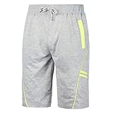 Produp Fashion Mens Fitness Gestreifte Bodybuilding Tasche Haut Kurze Sporthose Comfoutable Sport Pullover