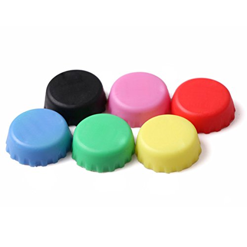 Ancdream Brew Stopper Silikon Flasche Caps Sparen Exzessives Bier Wein Champagner Getränk Sortiert Zufällige Candy Farbe - 6 Stk