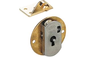 SERFA Serrure Polie Acier et Laiton Rond 22 mm Vendu à 100