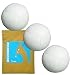 Produktbild Kit 3 Pro Balls "Thomas Dietz '6-seitig 128g weißes Leder, Samen + Aufbewahrungstasche Füllung