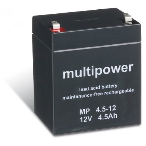 akku-net Bleiakku (multipower) MP4,5-12, 12V, Lead-Acid