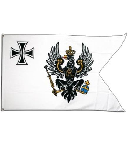 Preußen Dienstflagge 90 X 150 Cm – Aus Reißfestem Polyester, Mit Messingösen, Wetterfest