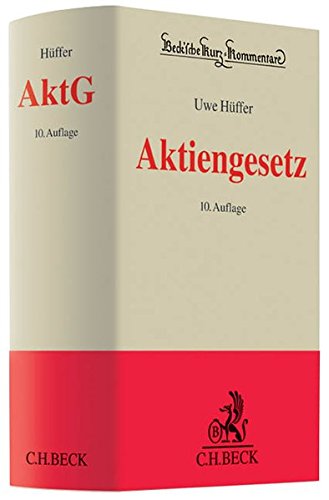 Aktiengesetz (Beck'sche Kurz-Kommentare, Band 53)