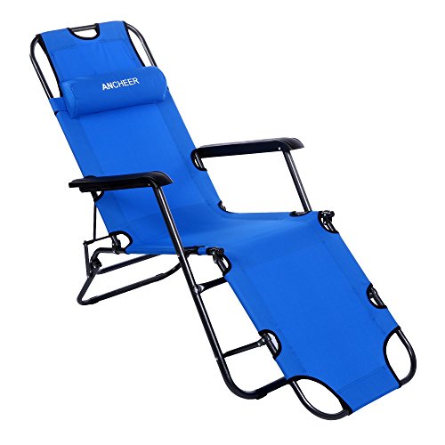 Preisvergleich Produktbild Teamyy Klappliege Klappbett Sonnenliege Relaxliege Poolliege Liegestuhl Strandliege Gartenliege Feldbett 178CM