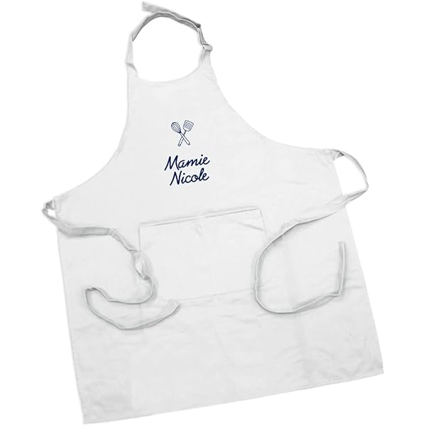 Toque De Chef Personnalisée Kadocom - Brodée à Ton Prénom, 100% Coton, Réglable