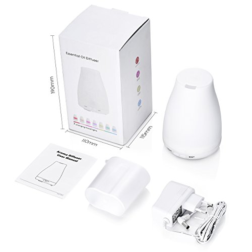 confronta il prezzo Diffusore di Oli Essenziali VicTsing, Diffusore di Aromi Ultrasuoni (Luce Notturna/ Autospegnimento) Umidificatore Ambiente Bambini, Vaporizzatore Ambiente per Casa, Ufficio, Yoga, Spa, Baby Room [Classe di efficienza energetica A+++] miglior prezzo