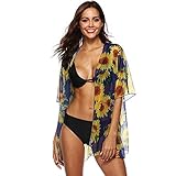 Los kimonos también van bien con pantalones cortos, camisola que se adaptan para trabajo de oficina, vacaciones o playa.