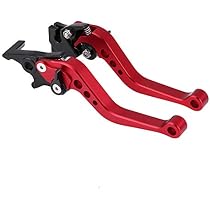 Paraleve Moto Arancioni E Rossi | Protezione Leve Freno E Frizione | Adatto A Manubri 22mm | Materiale Alluminio Resistente