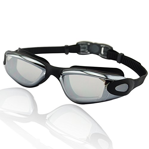 #DoYourSwimming »Orca« Schwimmbrille, 100% UV-Schutz + Antibeschlag. Starkes Silikonband mit Schnellverschluss + stabile Box. TOP-MARKEN-QUALITÄT! AF-1600m - 2
