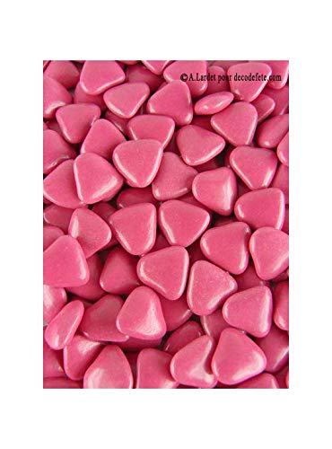 Preisvergleich Produktbild Pouch 500g Mini-Herz, 500g glänzend FUCHSIA