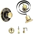 Traditional Butlers Bell Kit with Solid Heavy Cast Brass Pull