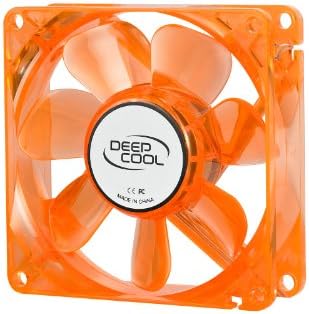 Logisys Corp. 92mm Orange Cooling Fan Case with Green LED CF90OG