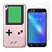 Produktbild Hülle ASUS Zenfone Live L1 ZA550KL, Schutzhülle Silikon Transparent mit Muster Motiv Handyhülle [Ultra Dünn] Slim Stoßfest Weich TPU Bumper Case Backcover für ASUS Zenfone Live L1 ZA550KL Zoll Smartphone (Spielmaschine) mit (2 Pack) Hartglas Displayschutzfolie