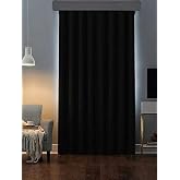 Beyazıt Tekstil Blackout Karartma Siyah Fon Perde Siyah 180 x 250 byzt504
