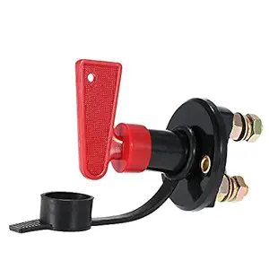 pekdi Universal Car Truck Vehicle Battery Disconnect Cut Off Rotary Switch Brass Terminals