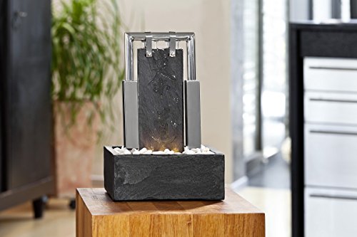 Edelstahl-Schieferbrunnen Milton von seliger® - 2