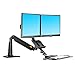 Price comparison product image North Bayou Sit Stand Desk Mount Height Adjustable Standing Desk Workstation for 19"-24" Dual Monitor Computer Riser Monitor and Keyboard Mounts